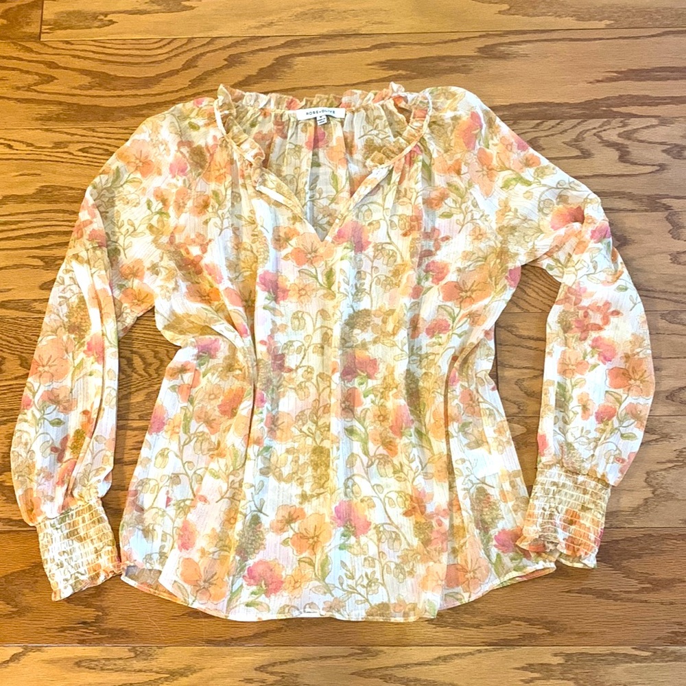 Rose & Olive Blouse M